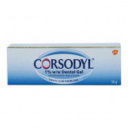 Купить Корсодил (Corsodyl) зубной гель 1% 50г в Челябинске